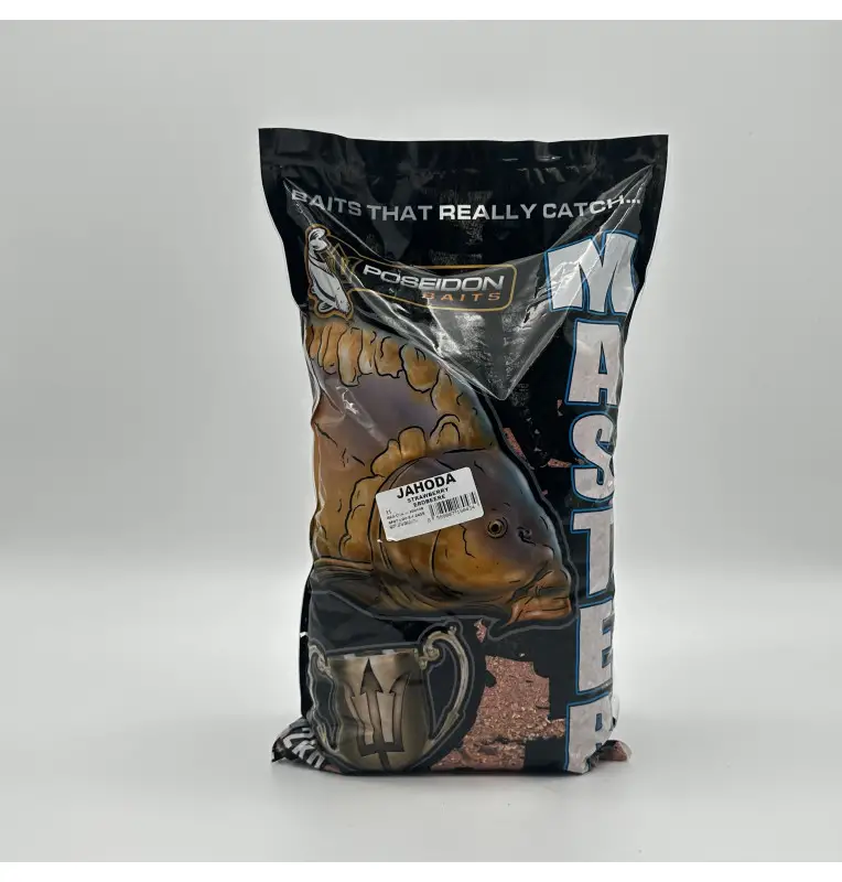 Poseidon Master 2Kg Erdbeere Groundbait New Recepture Method Feeder-Bait-JJ-Fishing