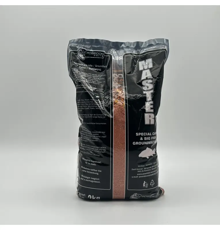 Poseidon Master 2Kg Erdbeere Groundbait New Recepture Method Feeder-Köder-JJ-Fishing