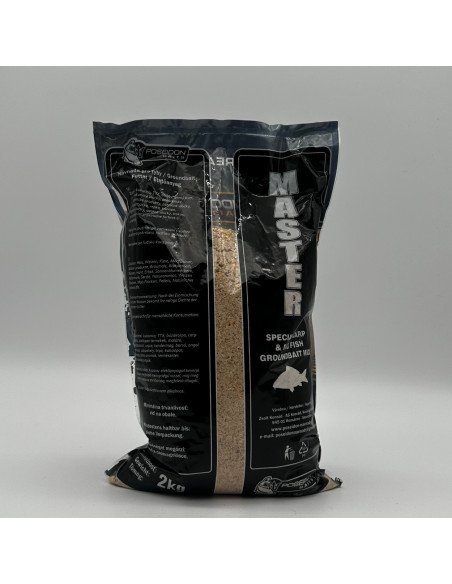 Poseidon Master 2Kg Knoblauch Groundbait New Recepture Method Feeder-Köder-JJ-Fishing