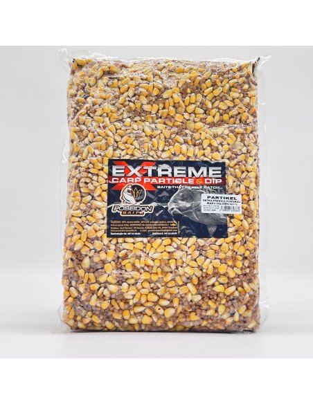 Poseidon Ready Partikel Raps Weizen Mais 3000gr gekocht Carp Food-Bait-JJ-Fishing