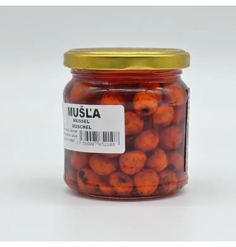 Poseidon Colored Tiernuss Muschel 14mm Tigernüsse im Glas Hookabits-Bait-JJ-Fishing