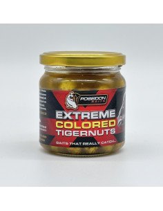 Poseidon Colored Tigernuss Wildhonig 14mm Tigernüsse im Glas Hookbaits-Köder-JJ-Fishing