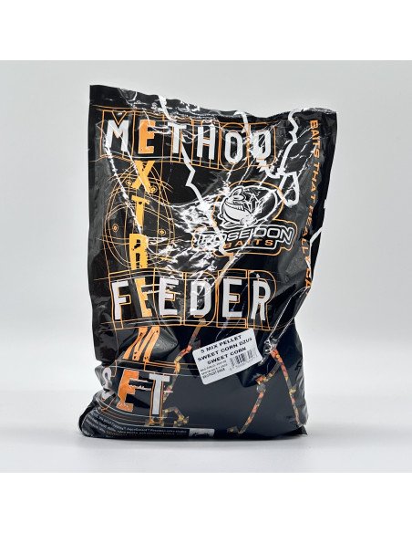 Poseidon 5 Mix Method Sweet Corn Set 800g Pellets & Sweet Corn Juice Ready Groundbait-Köder-JJ-Fishing