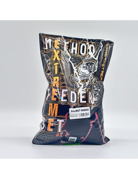 Poseidon Feeder Set Halibut & Mango 800g Pellet 1,5mm inkl. 200ml Booster Method Pack-Köder-JJ-Fishing