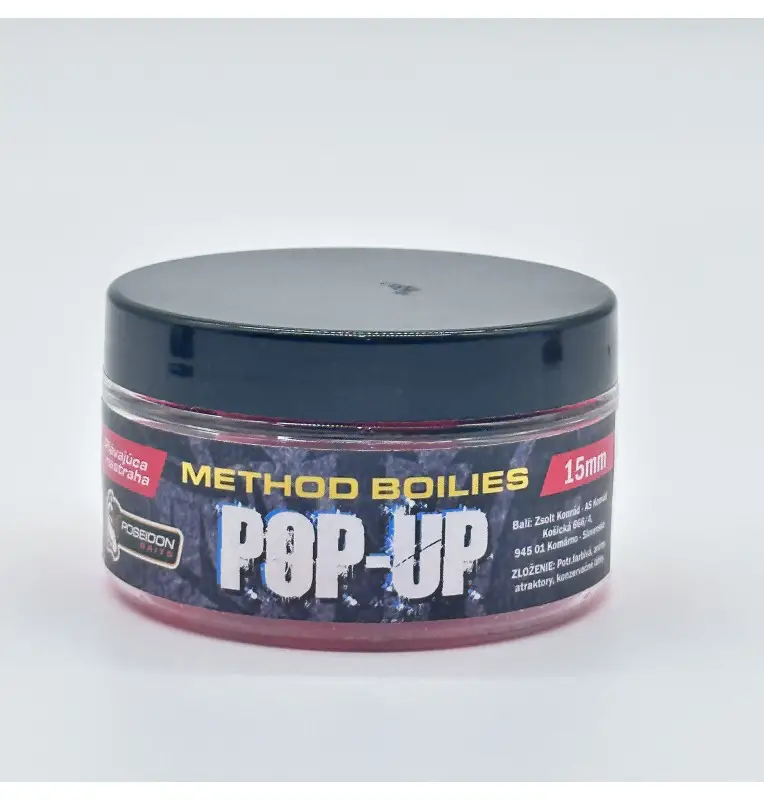 Poseidon Pop Up Erdbeere Boilies Fluo 15mm Carp Edition-Köder-JJ-Fishing