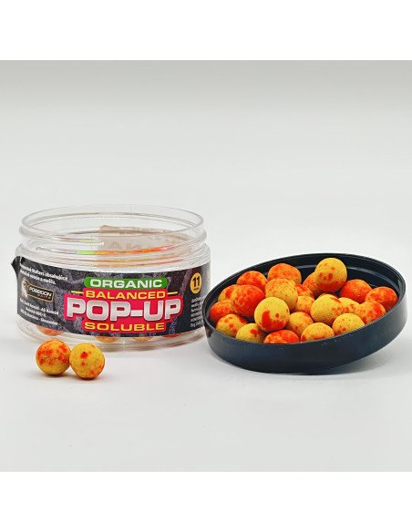Poseidon Organic Balanced Pop Up Wafters Banane Soluble 11mm Method Feeder Carp Edition-Köder-JJ-Fishing