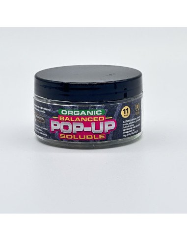 Poseidon Organic Balanced Pop Up Wafters Muschel Soluble 11mm Method Feeder Carp Edition-Köder-JJ-Fishing