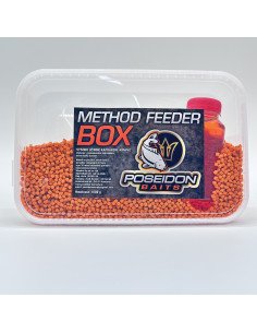 Poseidon Feeder Box Halibut 1Kg Pellet Method Feeder mit Liquid-Bait-JJ-Fishing 2