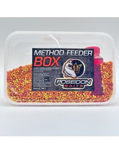 Poseidon Feeder Box Tutti Frutti 1000g Pellet Method Feeder mit Booster-Köder-JJ-Fishing 2