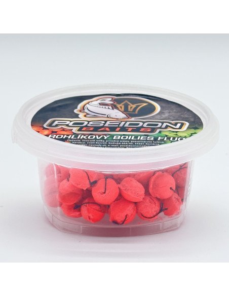 Poseidon Semmel Boilies Fluo Sweet Chili 12mm Hookbaits Pop Up Auftreibend-Köder-JJ-Fishing