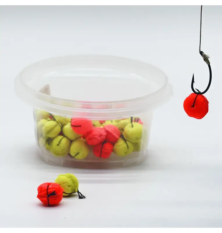 Poseidon Semmel Boilies Fluo Tutti Frutti 12mm Hookbaits Pop Up Auftreibend-Bait-JJ-Fishing