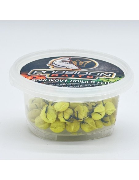 Poseidon Semmel Boilies Fluo Scopex 12mm Hookbaits Pop Up Auftreibend-Köder-JJ-Fishing