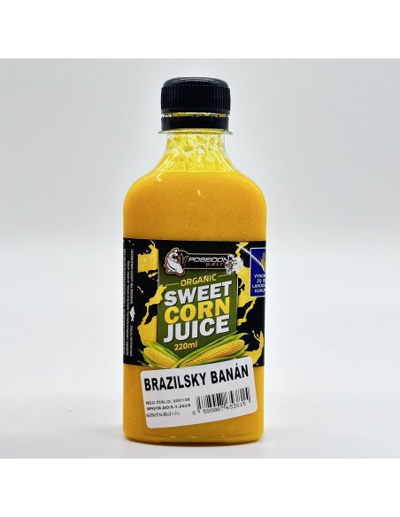 Poseidon Organic Sweet Corn Brasilianische Banane Juice Additive Dickflüssig Futterzusatz Carp Edition-Köder-JJ-Fishing