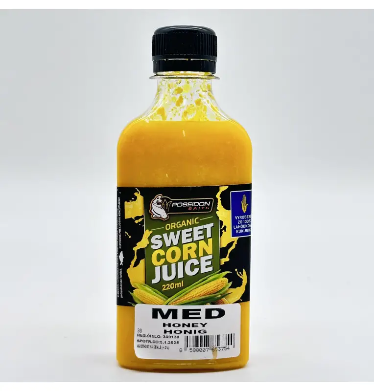 Poseidon Organic Sweet Corn Honig Juice Additive Dickflüssig Futterzusatz Carp Edition-Köder-JJ-Fishing