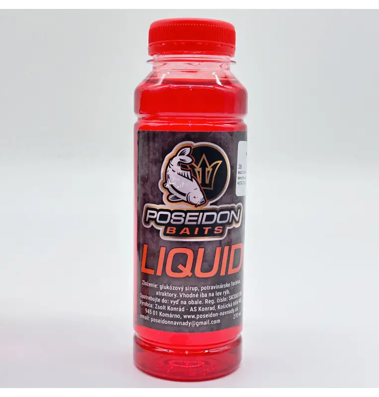 Poseidon Liquid Erdbeere Extra Sweet 250ml Power Dip Carp Edition-Bait-JJ-Fishing