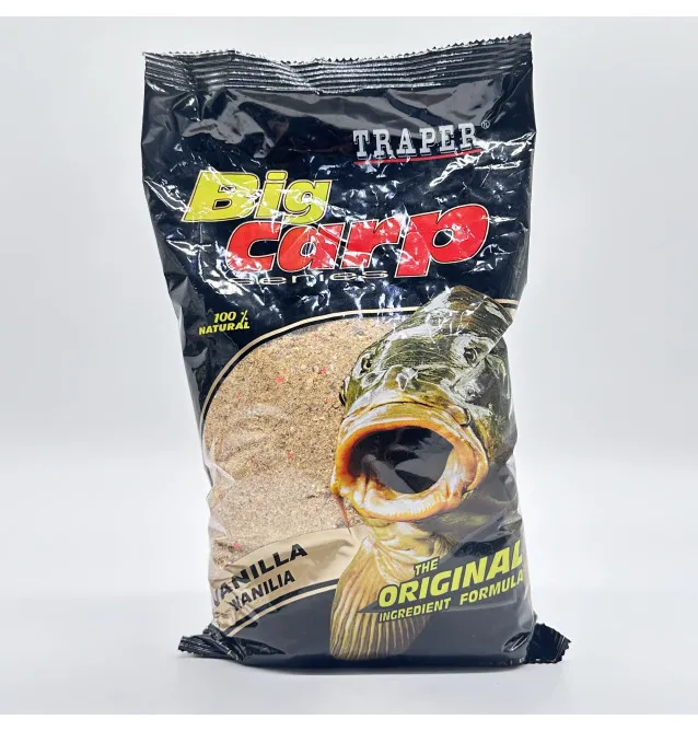 Traper Big Carp Groundbait 1kg Vanille Staubfutter-Köder-JJ-Fishing