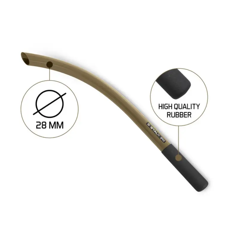 Delphin STALX 24mm Wurfrohr Boilierohr 55cm Short Throwing Stick-Tackle & Co-JJ-Fishing