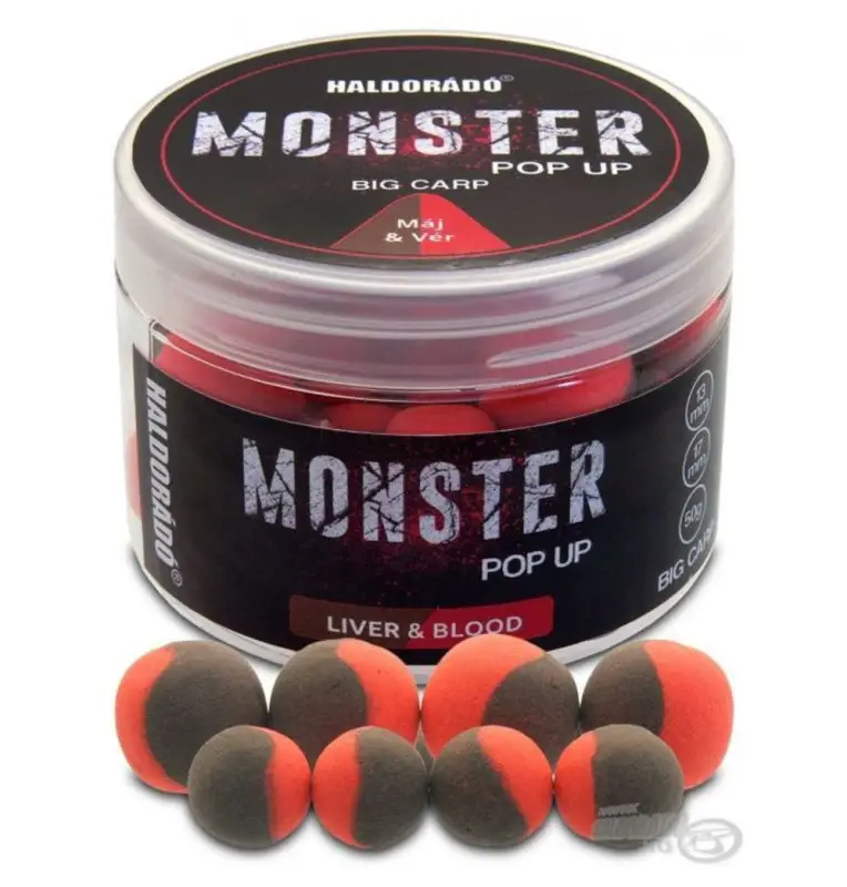 Haldorado MONSTER Pop Up Big Carp Blood & Liver 13-17 mm-Köder-JJ-Fishing