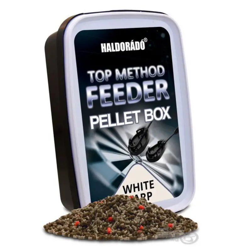 Haldorado Top Method Pellet Box WHITE CARP Fischmagnet Premum Editon Feeder-Bait-JJ-Fishing
