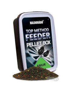 Haldorado Top Method Feeder Pellet Box AMUR Fischmagnet Premium Edition Feeder-Köder-JJ-Fishing