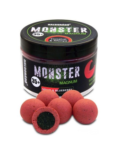 Haldorado MONSTER Magnum 35+ mm Squid & Cranberry Coated Hookbaits Ummantelt Extra Intensive Premium Collection-Köder-JJ-Fishing