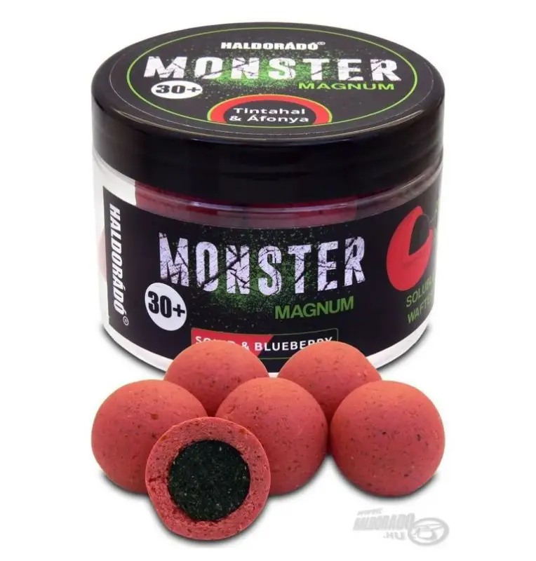 Haldorado MONSTER Magnum 30+ mm Squid & Cranberry Coated Hookbaits Ummantelt Extra Intensive Premium Collection-Köder-JJ-Fishing