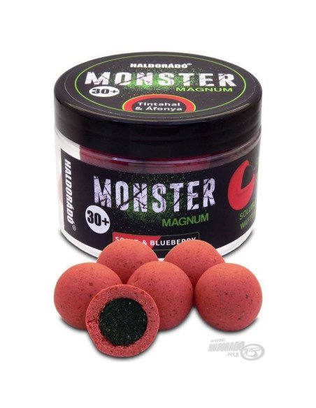 Haldorado MONSTER Magnum 30+ mm Squid & Cranberry Coated Hookbaits Ummantelt Extra Intensive Premium Collection-Köder-JJ-Fishing