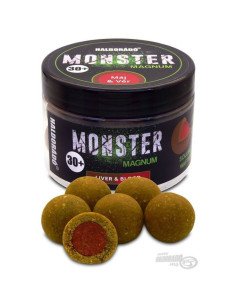 Haldorado MONSTER Magnum 30+ mm Blood & Liver Coated Hookbaits Ummantelt Extra Intensive Premium Collection-Köder-JJ-Fishing