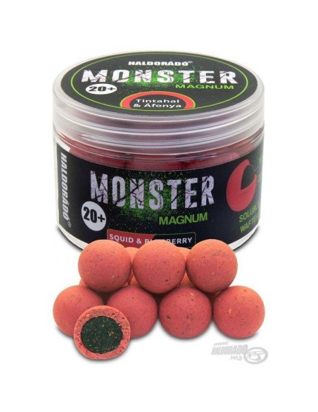 Haldorado MONSTER Magnum 20+ mm Squid & Cranberry Coated Hookbaits Ummantelt Extra Intensive Premium Collection-Köder-JJ-Fishing