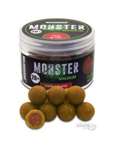 Haldorado MONSTER Magnum 20+ mm Blood & Liver Coated Hookbaits Ummantelt Extra Intensive Premium Collection-Köder-JJ-Fishing