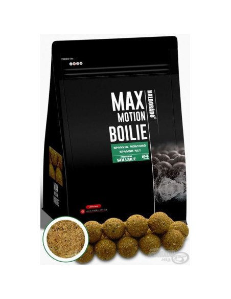 Haldorado Max Motion SOLUBLE Spanische Haselnuss 24mm 800g Boilies Extra Intensive Fast Action Premium Collection-Köder-JJ-Fi...