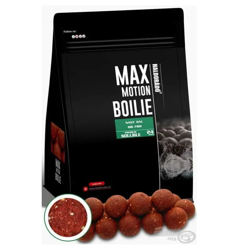 Haldorado Max Motion SOLUBLE Big Fish 24mm 800g Boilies Extra Intensive Fast Action Premium Collection-Bait-JJ-Fishing
