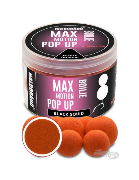 Haldorado Max Motion Pop Up Black Squid 16 - 20mm Boilies Extra Intensive Premium Collection-Köder-JJ-Fishing