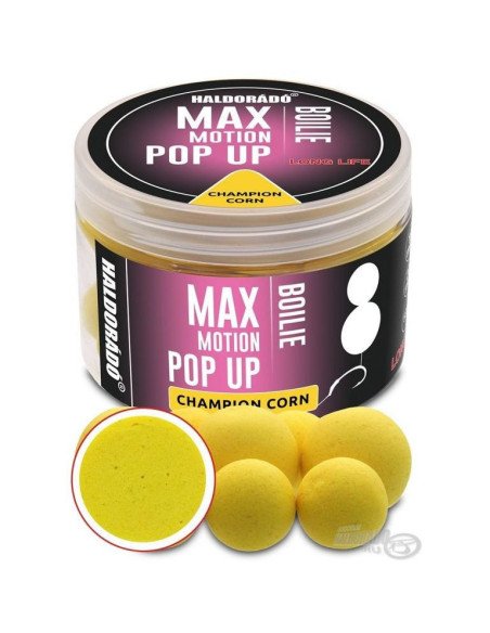 Haldorado Max Motion Pop Up Champion Corn 16 - 20mm Boilies Extra Intensive Premium Collection-Bait-JJ-Fishing