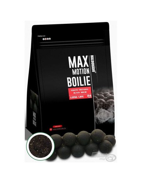 Haldorado Max Motion Long Life Black Squid 24mm 800g Boilies Extra Intensive Premium Collection-Köder-JJ-Fishing