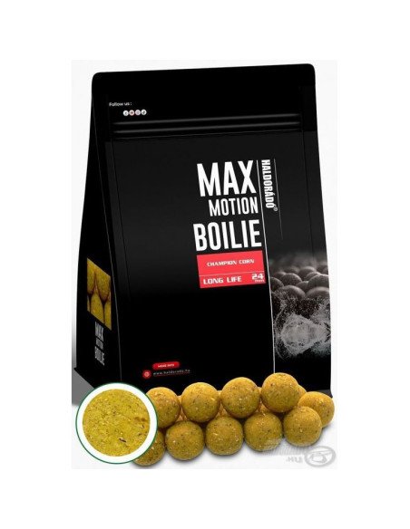 Haldorado Max Motion Long Life Champion Corn 24mm 800g Boilies Extra Intensive Premium Collection-Köder-JJ-Fishing