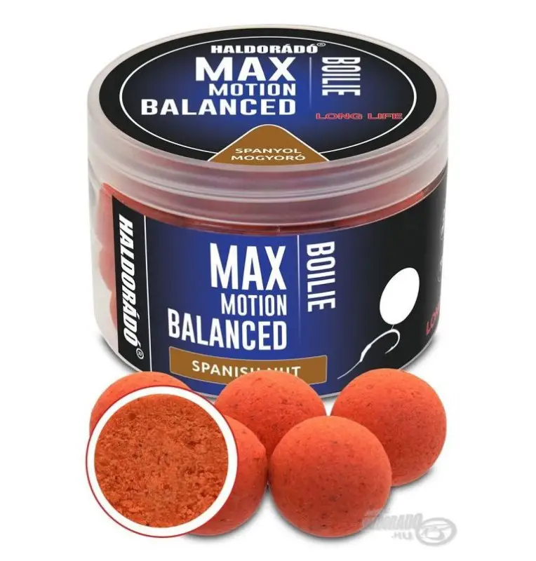 Haldorado Max Motion Balanced Hookbaits Spanische Haselnuss 20mm Boilies Extra Intensive Premium Collection-Köder-JJ-Fishing