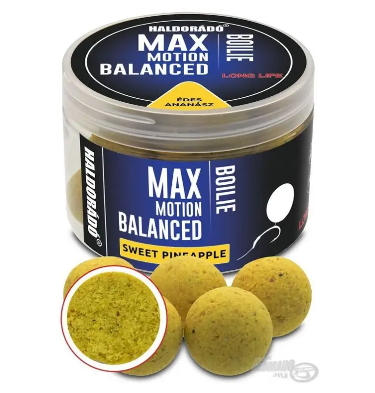 Haldorado Max Motion Balanced Hookbaits Sweet Pineapple 20mm Boilies Extra Intensive Premium Collection-Köder-JJ-Fishing