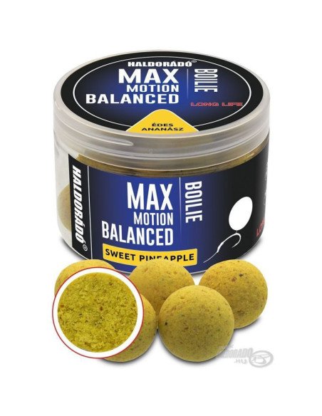 Haldorado Max Motion Balanced Hookbaits Sweet Pineapple 20mm Boilies Extra Intensive Premium Collection-Köder-JJ-Fishing