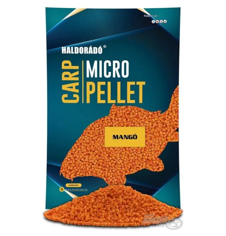 Haldorado Micro Carp Pellet Mango 600g 2,5mm Method Feeder Orange-Bait-JJ-Fishing