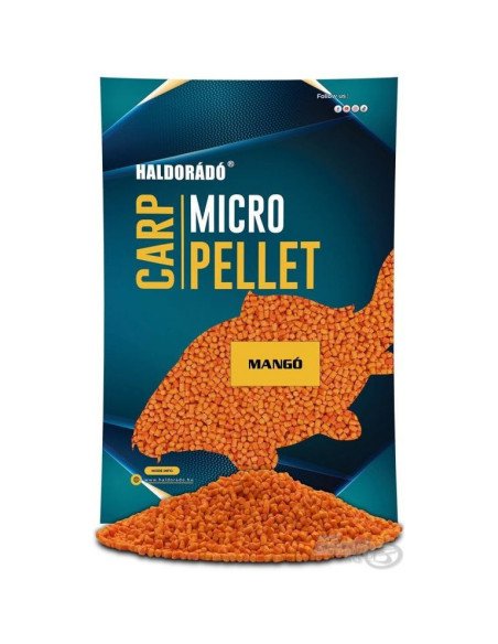 Haldorado Micro Carp Pellet Mango 600g 2,5mm Method Feeder Orange-Bait-JJ-Fishing