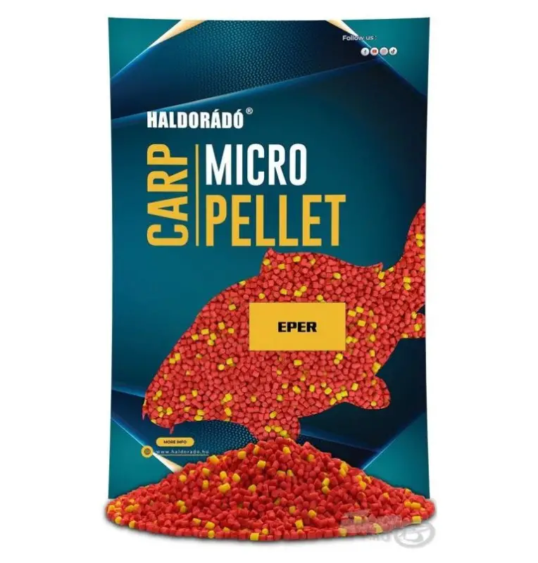 Haldorado Micro Carp Pellet Erdbeere 600g 2,5mm Method Feeder Rot-Köder-JJ-Fishing