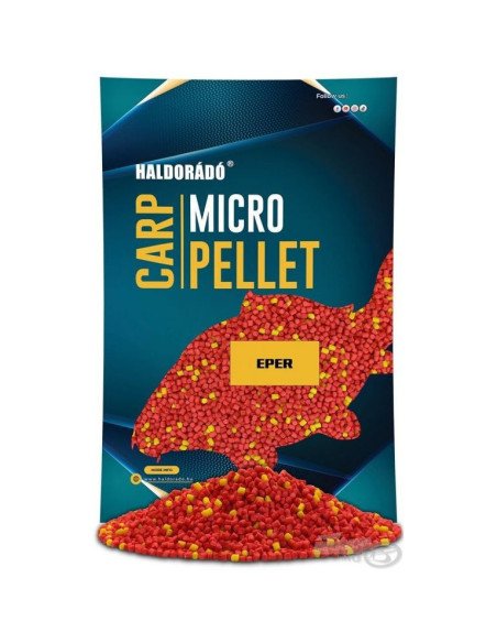 Haldorado Micro Carp Pellet Erdbeere 600g 2,5mm Method Feeder Rot-Köder-JJ-Fishing