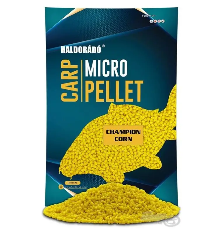 Haldorado Micro Carp Pellet Champion Corn 600g 2,5mm Method Feeder Gelb-Bait-JJ-Fishing