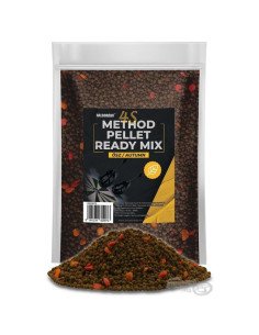 Haldorado 4S Ready Mix Herbst Method Pellet 2-4mm Vorgefeuchtet Groundbait Feeder-Köder-JJ-Fishing