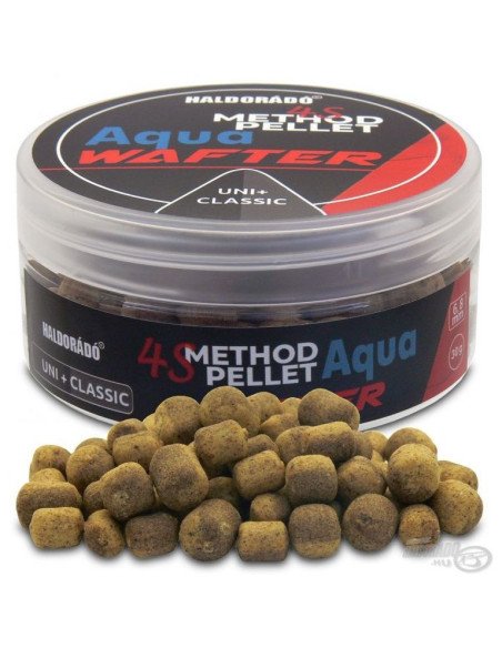 Haldorado 4S Uni + Classic Aqua Wafter Pellet 6 & 8mm Method Dumble Feeder-Köder-JJ-Fishing