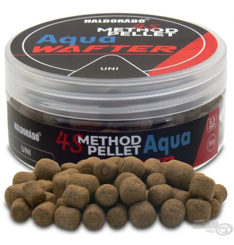 Haldorado 4S Uni Aqua Wafter Pellet 6 & 8mm Method Dumble Feeder-Köder-JJ-Fishing