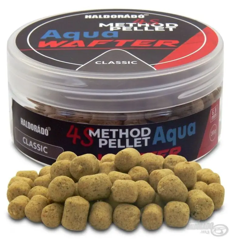 Haldorado 4S Classic Aqua Wafter Pellet 6 & 8mm Method Dumble Feeder-Köder-JJ-Fishing