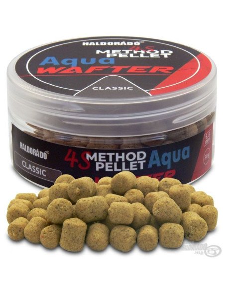 Haldorado 4S Classic Aqua Wafter Pellet 6 & 8mm Method Dumble Feeder-Köder-JJ-Fishing