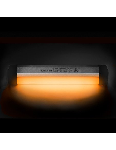 Delphin LightBAR UC Bivvy Light mit Fernbedienung 5700K 2000mAH Anti Insekten Orange Light-Tackle & Co-JJ-Fishing